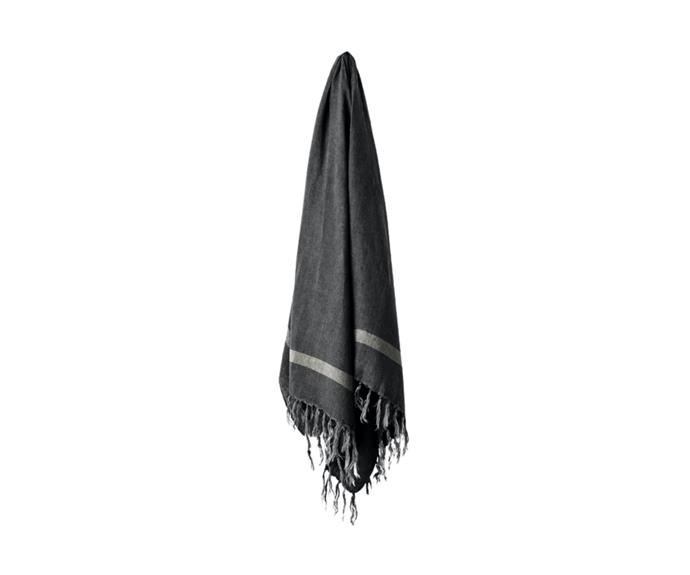 **[Herringbone throw in Charcoal, $169, Aura Home](https://www.aurahome.com.au/herringbone-throw-charcoal|target="_blank"|rel="nofollow")**

Featuring an elegant herringbone pattern, this pure linen throw from Aura Home is versatile for outdoor and indoor use. It's charcoal colour is achieved with natural dues and means you don't have to worry about it getting dirty! **[SHOP NOW](https://www.aurahome.com.au/herringbone-throw-charcoal|target="_blank"|rel="nofollow")**