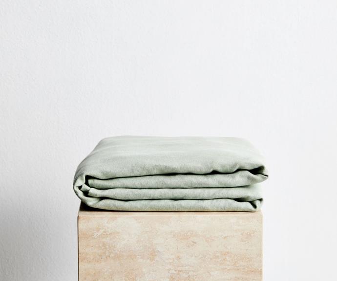 **[Sage 100% French Flax Linen Throw, From $180, Bed Threads](https://bedthreads.com.au/products/sage-100-french-flax-linen-throw?variant=34883995598982|target="_blank"|rel="nofollow")**

If linen is your love language then this soft green throw from Bed Thread is the one for you. Crafted from 100% heavy weight, pre-washed linen, the super soft throw will elevate your sofa or bed and because of its large size can even be used as a duvet when summer comes around. **[SHOP NOW.](https://bedthreads.com.au/products/sage-100-french-flax-linen-throw?variant=34883995598982|target="_blank"|rel="nofollow")** 