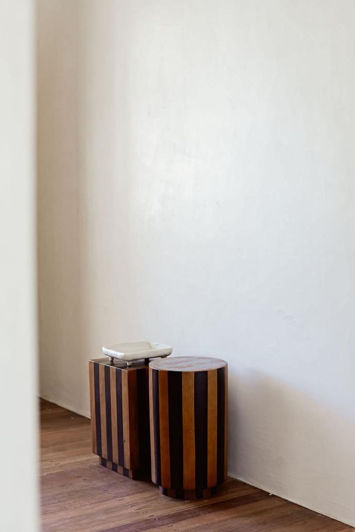Apart from their range of cane pieces, the Worn Store's [striped collection](https://wornstore.com.au/collections/furniture/products/the-square-peg?variant=32226288009283|target="_blank"|rel="nofollow") is a must-have. 