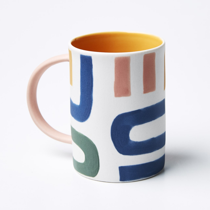 **[Happy mug in Shapes, $36, Jones & Co.](https://jonesandco.com.au/products/happy-mug-shapes|target="_blank"|rel="nofollow")**

Say hello to your new favourite mug! "Handmade from earthenware by Jones & Co artisans, it's sure to bring a burst of sunshine into your morning caffeine routine." [**SHOP NOW**](https://jonesandco.com.au/products/happy-mug-shapes|target="_blank"|rel="nofollow")