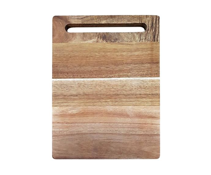 **[Baccarat Butcher's Corner acacia chopping board, $29.99 (usually $59.99), House](https://www.house.com.au/product/baccarat-butchers-corner-acacia-rectangle-chopping-board-38cm|target="_blank"|rel="nofollow")**

Designed to stand the test of time, this board is sustainably made from richly grained, dark acacia wood that features a classic natural texture. **[SHOP NOW.](https://www.house.com.au/product/baccarat-butchers-corner-acacia-rectangle-chopping-board-38cm|target="_blank"|rel="nofollow")**