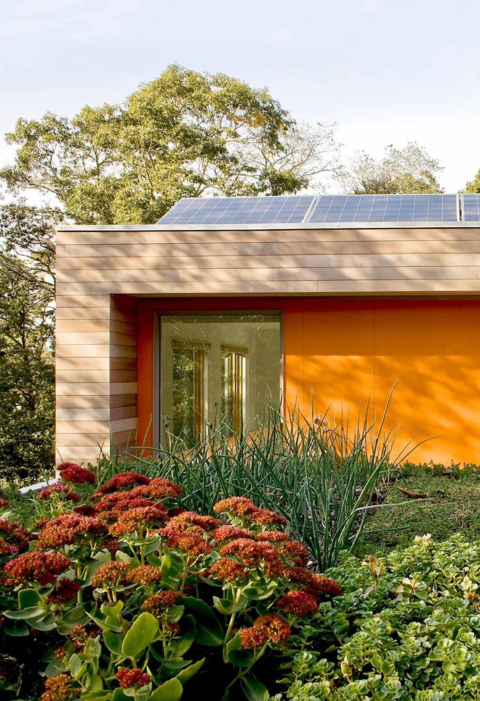 This home has 2.5 kW of solar panels that generate more than 30 per cent of its energy.