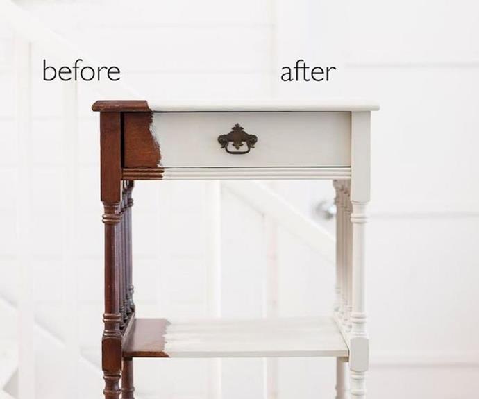 With little-to-no prep required, a small chest of drawers can be revamped in an afternoon!
