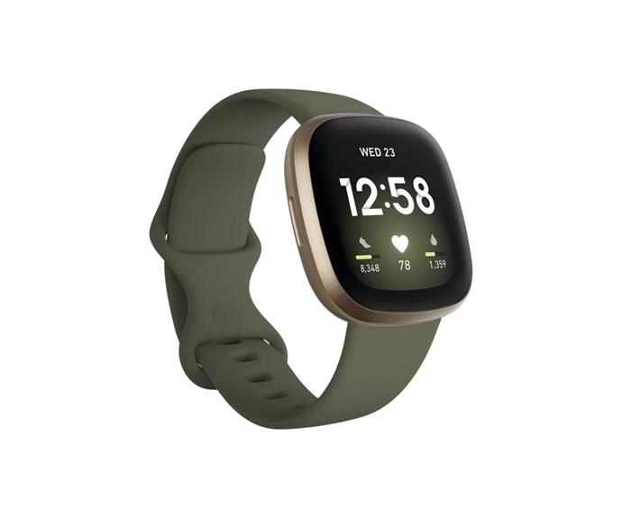 **[Fitbit Versa 3 fitness tracker in olive, $399.95, The Iconic](https://www.theiconic.com.au/fitbit-versa-3-fitness-tracker-1488729.html|target="_blank"|rel="nofollow")**

Featuring a built-in GPS system, more than 20 exercise modes, and the ability to receive phone notifs, this FitBit is an ideal buy for dads on-the-go.

**[SHOP NOW](https://www.theiconic.com.au/fitbit-versa-3-fitness-tracker-1488729.html|target="_blank"|rel="nofollow")**