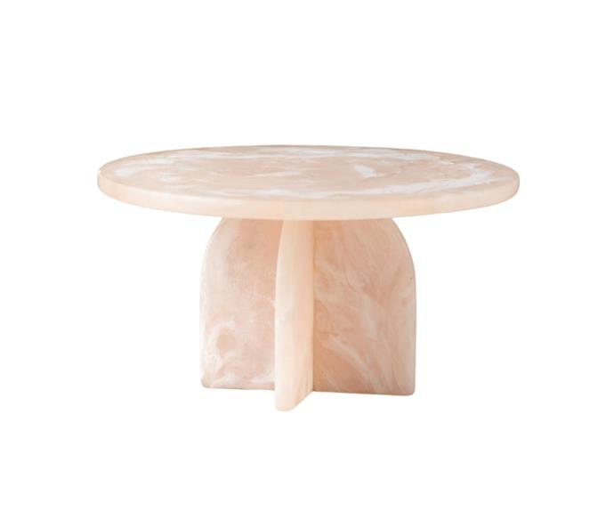 **['Flow' resin cake stand in Peach Blush, $169.00, Saarde](https://saarde.com/products/flow-resin-cake-stand-peach-blush|target="_blank"|rel="nofollow")**

With swirling marble-like patterns in pretty pink resin, this dusty pastel cake stand is available in four colours - Peach Blush, Earth, Marshmallow and Ash Black. Load it with sweets for a luscious celebration. **[SHOP NOW](https://saarde.com/products/flow-resin-cake-stand-peach-blush|target="_blank"|rel="nofollow")**