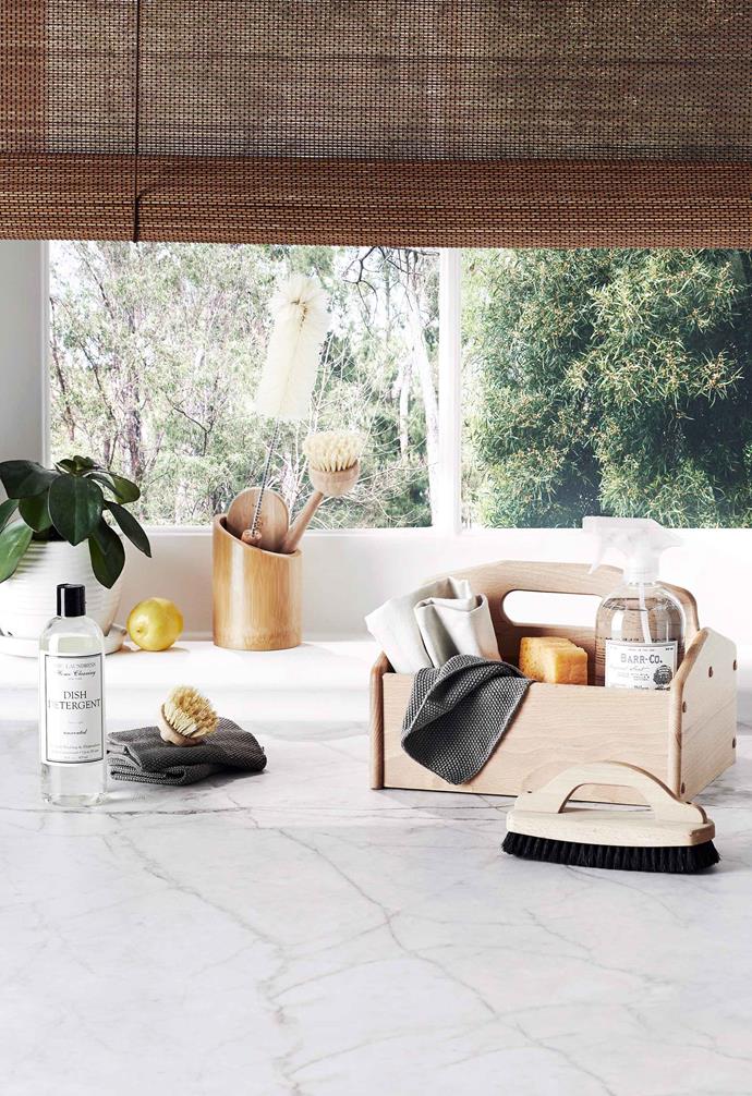 Eco-friendly cleaning products are created with natural ingredients and include none of the harsh chemicals that are often found in traditional cleaning products.