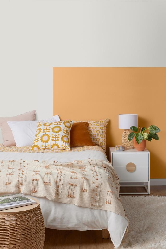 A mini feature wall will add impact without committing to paint an entire room. Quick and easy to complete, this is a great way to start building up confidence in your painting skills. [Arches](https://www.homestolove.com.au/archway-design-ideas-to-inspire-7075|target="_blank"), a bedhead outline or asymmetrical shapes can be created using a paint roller on a small, taped-off area to yield fun and instant results.