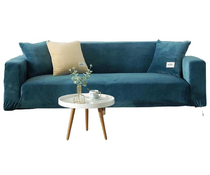 **[Velvet sofa cover in Blue Lake, 3-seater, $111.90, The Sofa Cover Crafter](https://thesofacovercrafter.com/products/sofa-cover-velvet-lake-blue-adaptable-expandable|target="_blank"|rel="nofollow")**  

Looking for a super quick, super affordable makeover? These machine-washable, stretchy, flexible sofa covers are a one-size-fits-most solution that's great for staging homes for sale, rentals or as a protective cover in a busy zone. **[SHOP NOW](https://thesofacovercrafter.com/products/sofa-cover-velvet-lake-blue-adaptable-expandable|target="_blank"|rel="nofollow")**