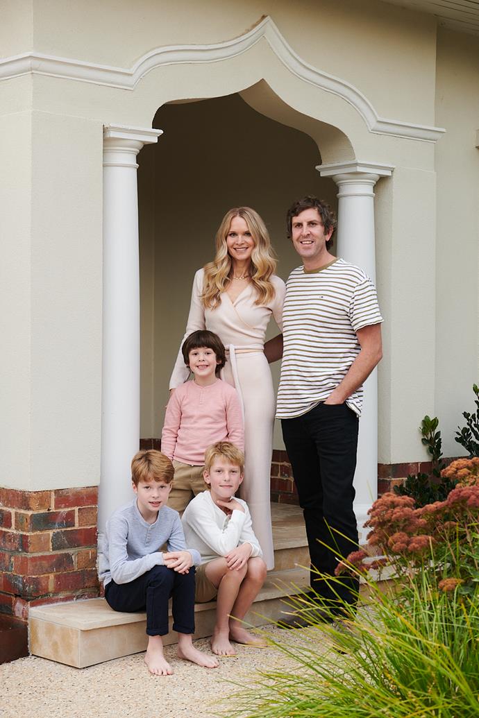 Helen, Heath and their boys adore their renovated (and luxe) kid-proof home.