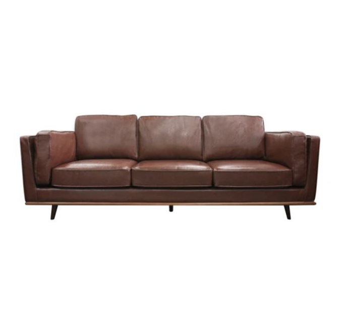 **[Melboournians Furniture Pty Ltd York 3-seater brown leather sofa, $1805.83, Hard To Find](https://www.hardtofind.com.au/194297_york-sofa-3-seater-multiple-colours|target="_blank"|rel="nofollow")**<br>Sleek and simple, this timeless leather sofa is perfect for those who prefer a classic look in the living room. Available in a rich brown leather as well as striking black leather, and a fabric option in teal or navy blue, the York's simple design makes a bold statement from every angle. Note: the price includes shipping. [**SHOP NOW**](https://www.hardtofind.com.au/194297_york-sofa-3-seater-multiple-colours|target="_blank"|rel="nofollow")