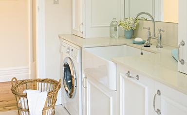Laundry makeover: practical and pretty