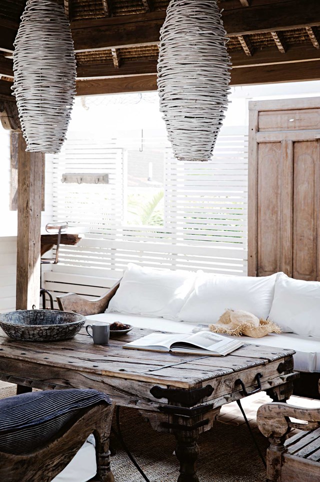 <P>**FORGET WOOD WITH HEAVY FINISHES**<P> 
<p>Choose timber with rugged good looks for flooring and furniture. The more weathered the wood, the better. Take style notes from the [Bangalow home](https://www.homestolove.com.au/eastern-promise-an-exotic-light-filled-bangalow-cottage-12338|target="_blank") of Heidi Daburger who runs [Ha'veli of Byron Bay](http://www.haveliofbyronbay.com.au/|target="_blank"|rel="nofollow").<p>