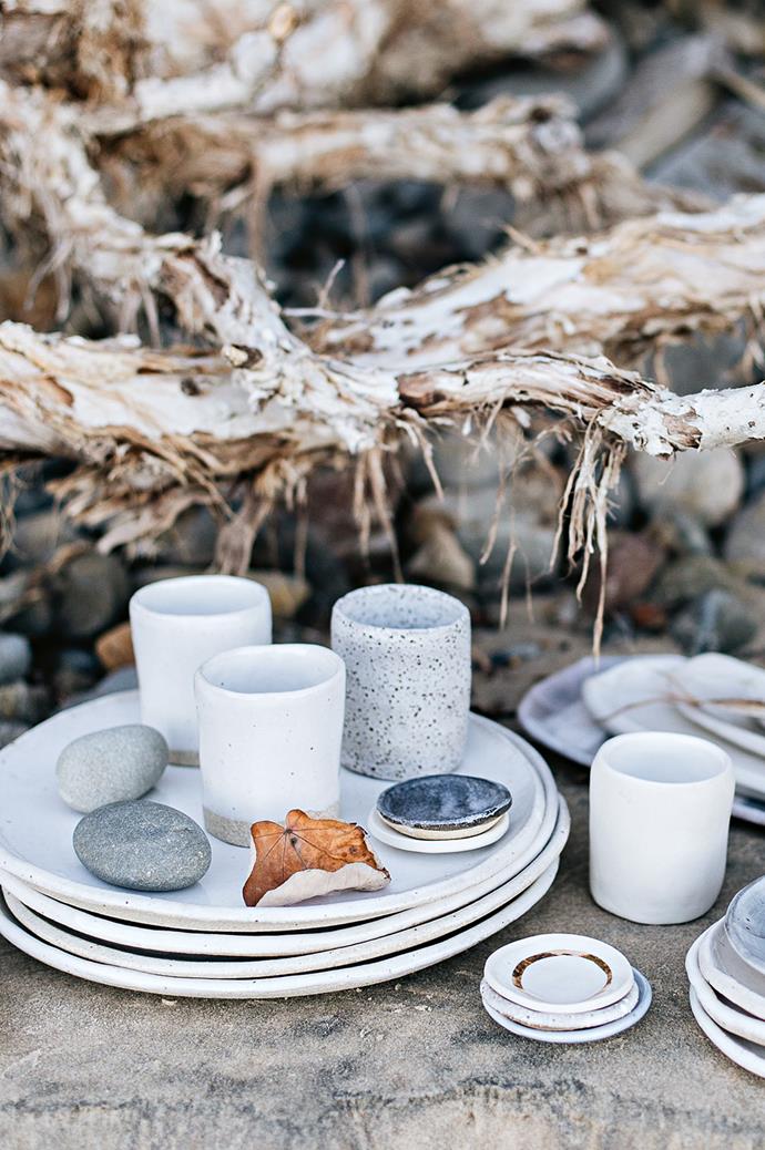 The ceramicist attributes her affinity with nature to her parents, who often took her for walks through national parks as a child.  