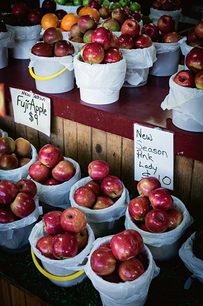 **Bilpin**<br>
The small town of [Bilpin](https://www.homestolove.com.au/its-only-natural-an-enchanting-blue-mountains-home-12157|target="_blank") abounds in roadside stalls selling freshly picked apples, pears, peaches, nectarines, cherries and raspberries in season.