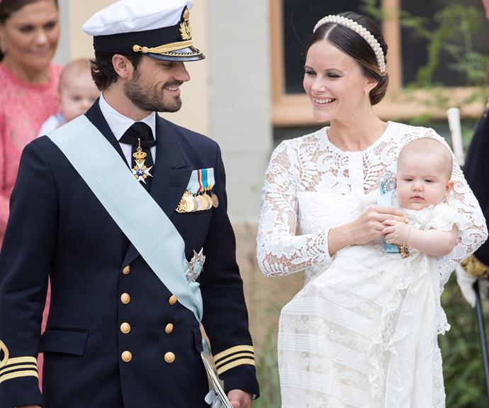 Their first year of marriage has been extremely special with the pair welcoming their first child in April - Crown Prince Alexander Erik Hubertus Bertil of Sweden.