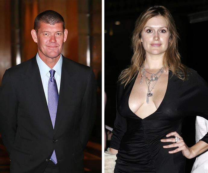 Many would remember the then Kate Fischer as James Packer's former fiance. *(Images L-R: Getty Images)*