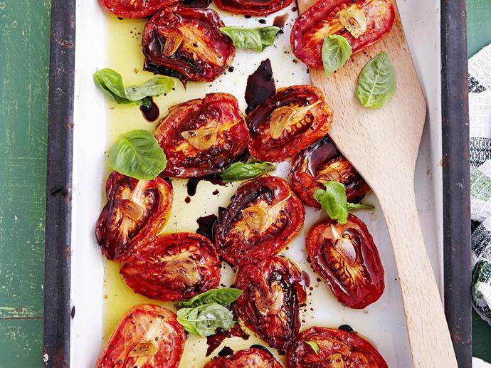 Make your own [slow-roasted olive oil tomatoes](http://www.foodtolove.com.au/recipes/slow-roasted-olive-oil-tomatoes-3902|target="_blank"|rel="nofollow") with this delicious recipe from our friends at *Food To Love.*