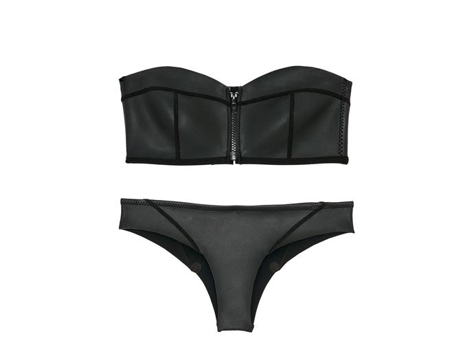 Bikini top, $100, and bottoms, $80, Duskii, duskii.com