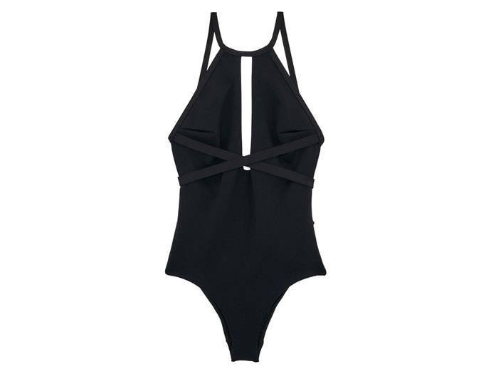 Swimsuit, $229.95, Miléa, milearesort.com