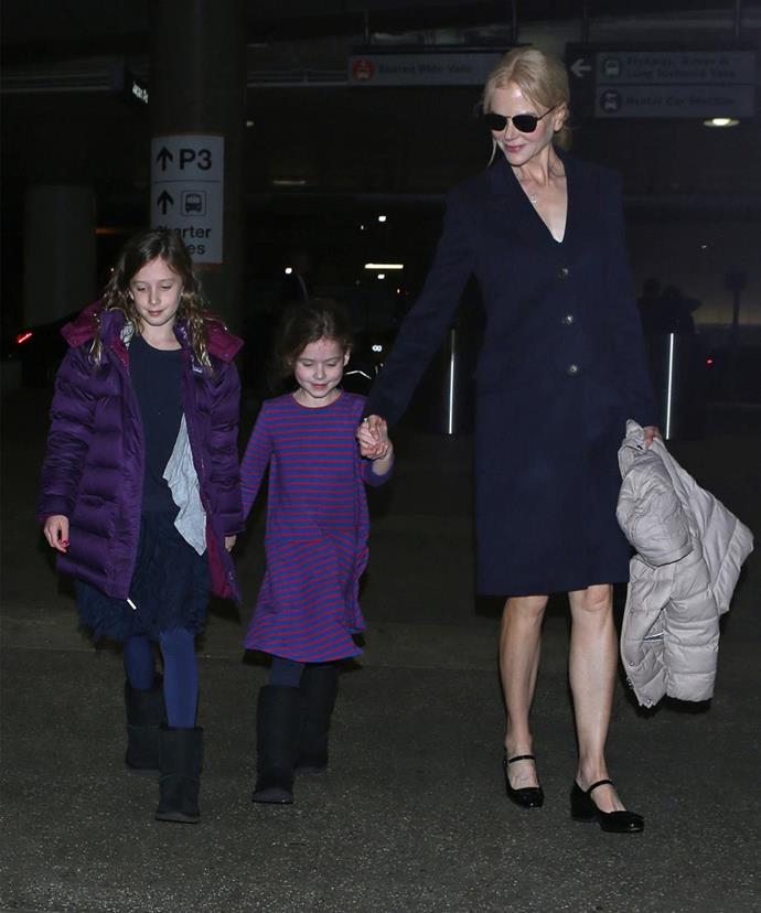 Nicole and Keith are proud parents to Sunday, 10 and Faith, seven. *(Image: Getty)*