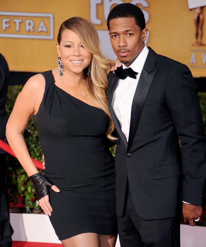 Mariah with ex-husband Nick.