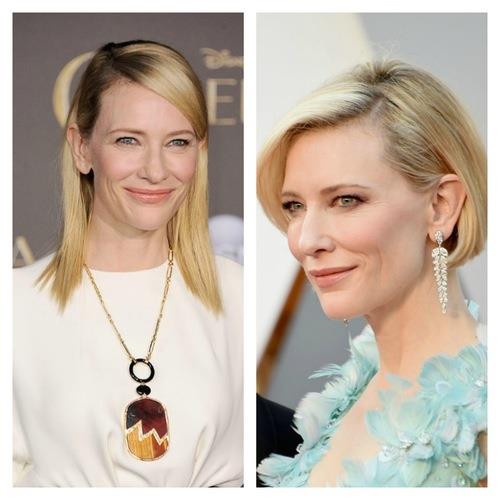 Cate Blanchett always looks stunning, but having short hair accentuates her flawless skin.