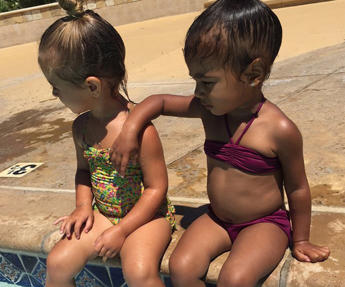 Kourt and Kim love a bikini photo op... But P and Nori do it so casually, it makes our hearts melt!