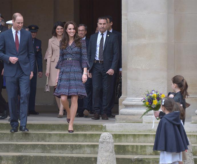 The Duke and Duchess went to the Musée d'Orsay, which overlooks the Seine.