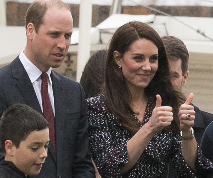 That's a royal thumbs up.