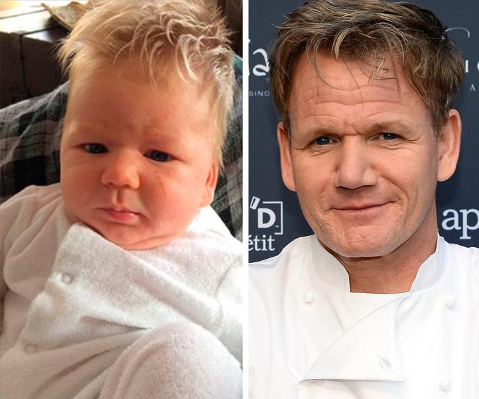 Dressed in his chef whites, this Gordon Ramsay reincarnate is ready to hit the kitchen.