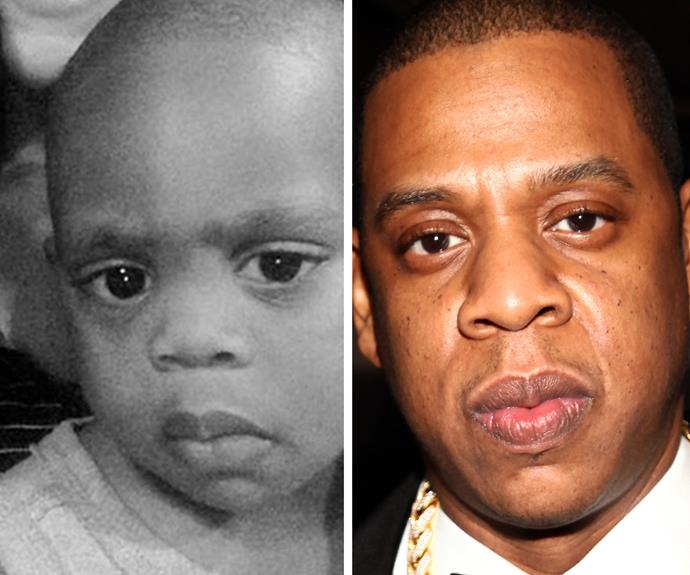 This bubba was blessed with Jay Z's full pout.
