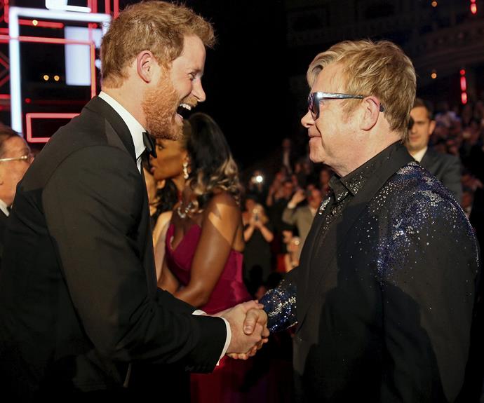 Prince Harry and Elton have been firm friends for decades.