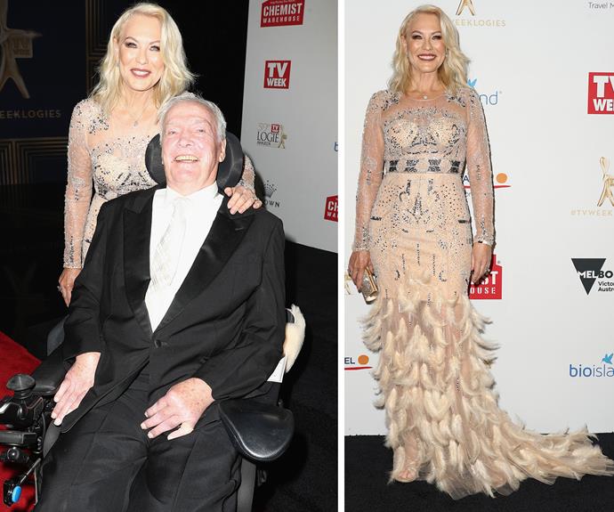 Kerri-Anne Kennerley arrives with husband John - looking amazing of course!