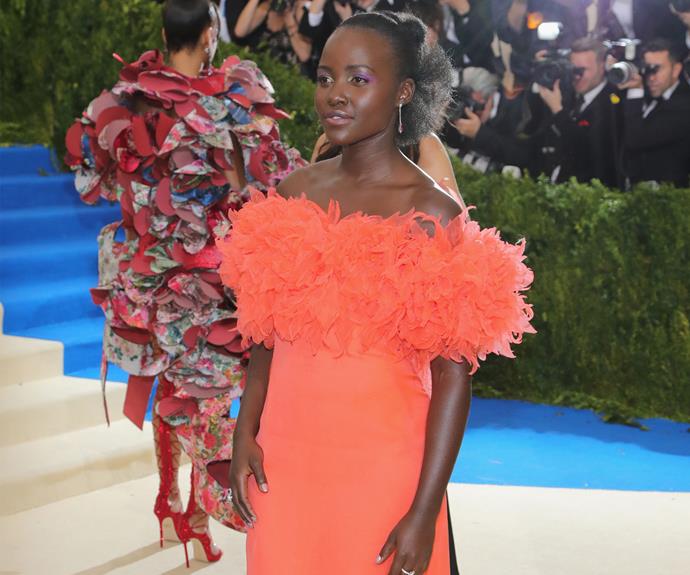 Lupita Nyong'o shows us how to work with bold colours.