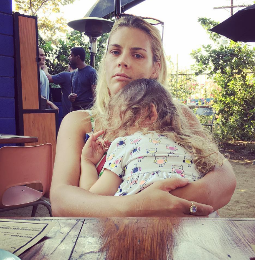 Hands up who's guilty of this confession via [Busy Phillips](http://www.nowtolove.com.au/celebrity/celeb-news/michelle-williams-and-busy-philipps-are-ultimate-pals-35487|target="_blank")?! "You know that thing where your 3 year old is dropping her nap but then passes out on the way to dinner so you have to hold her for 45 minutes & try to not drop chips and salsa on her head?? That happened to me last night. And aside from a few crumbs, her head stayed clean!"