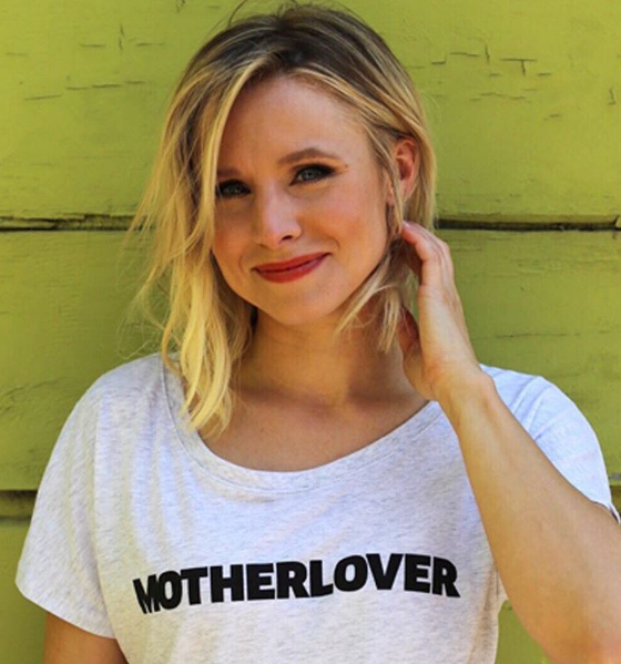 Kristen Bell's truth bomb: "In the age of social media, when you can edit your life in beautiful pictures. It's important to remind moms that all of us are wearing yogurt and all of our hands smell like urine."