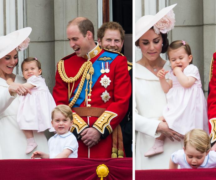Cheeky as ever, the royal siblings stole the show.
