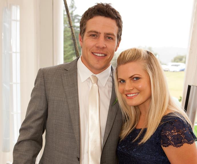 The man can wear a suit. Ricky and Brax scrubbed up for Heath and Bianca's wedding.
