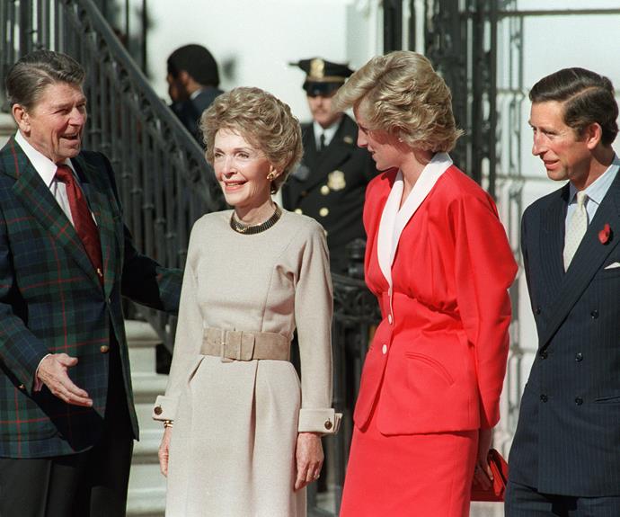 The Royal Couple visited Washington on 9th November, 1985.