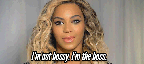 And finally, Beyoncé challenging the words that seem to be exclusively reserved for females.