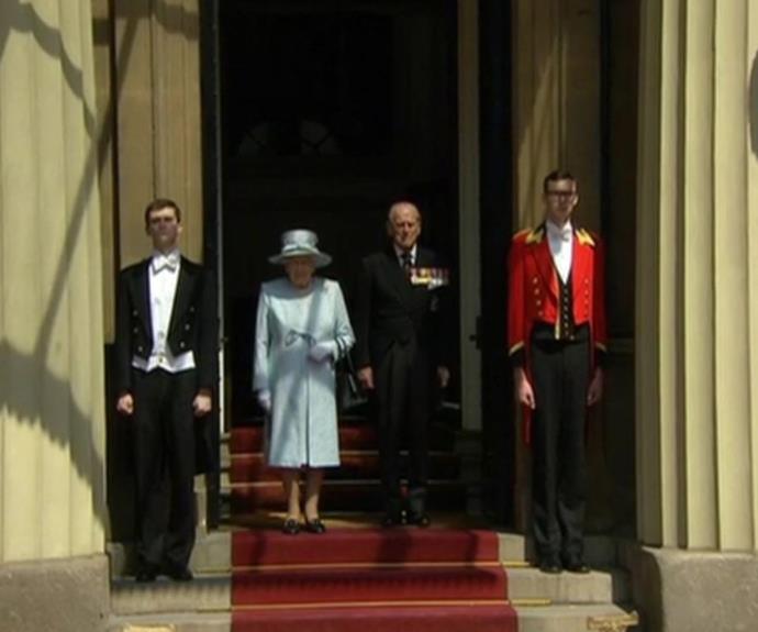 Ahead of the day's celebrations, Her Majesty lead a minute's silence in honour of the three tragedies that have rocked Britain.