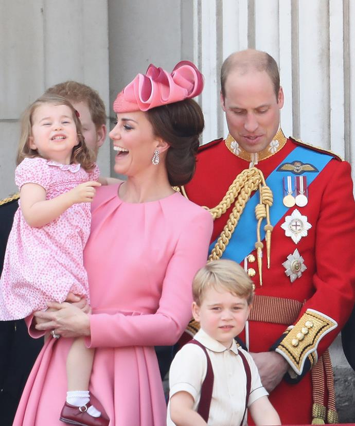 We can't get over Kate and Charlotte's matching pink looks.