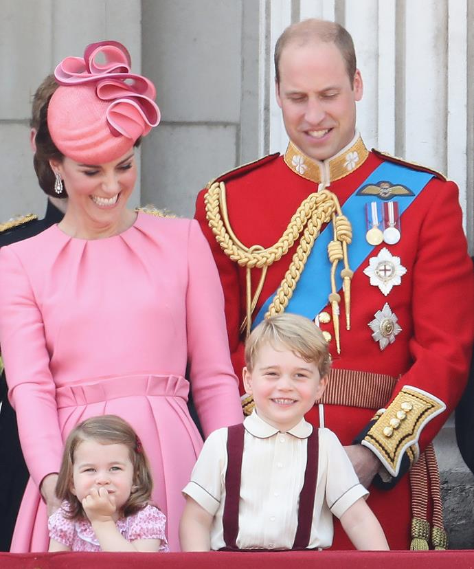 The Cambridges were a balcony highlight in 2017.