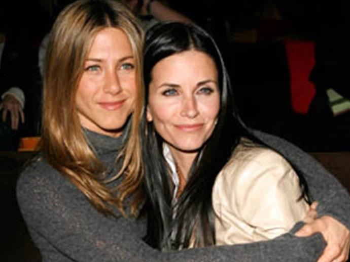 These *Friends* co-stars are exactly that. Jen has talked about sleeping in Courteney's guest bedroom while times were tough and praised her friend for being "extremely fair, ridiculously loyal and fiercely loving". The love is clearly returned, with Courteney appointing Jen as godmother to daughter Coco.