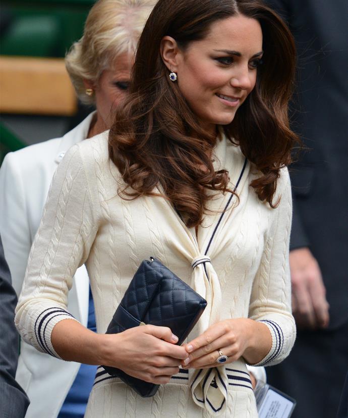 Kate, pictured in 2012, may think Wimbledon is a quintessential part of the English summer... But the Duchess is a quintessential part of the tennis competition!