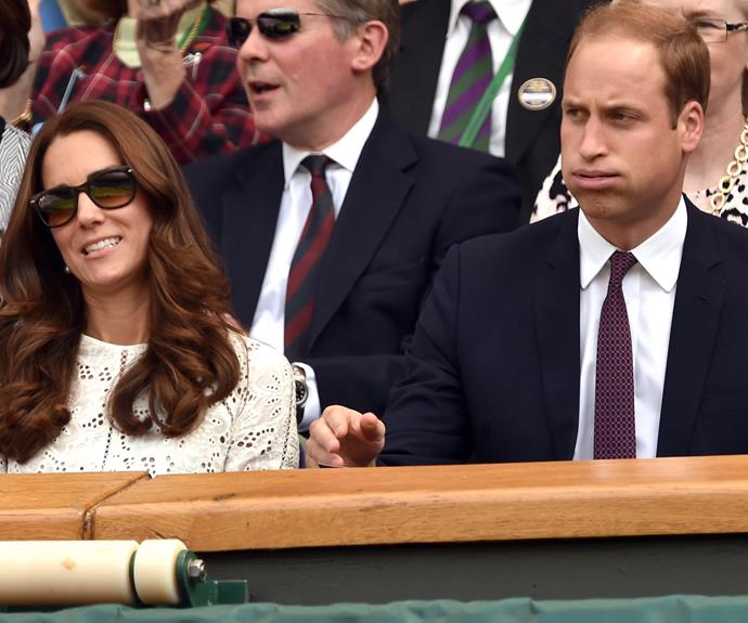 The Duke and Duchess sure know how to give good face. Here they are looking perplexed in 2014.
