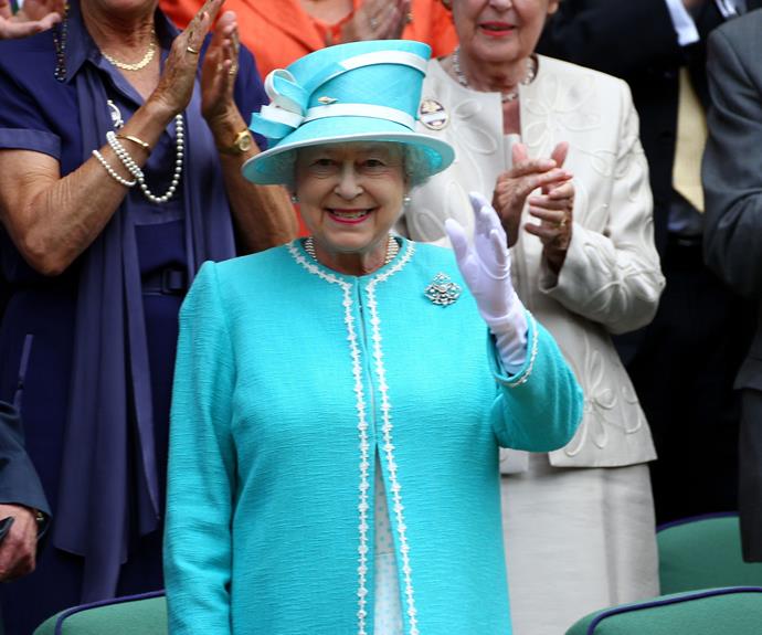 Of course Her Majesty has reigned the grass-adorned courts.
