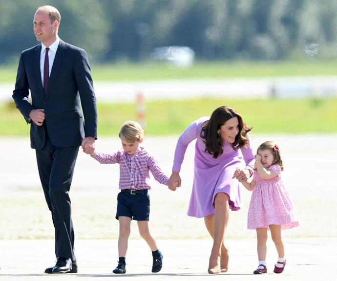 While Duchess Kate says her daughter is "the one in charge."