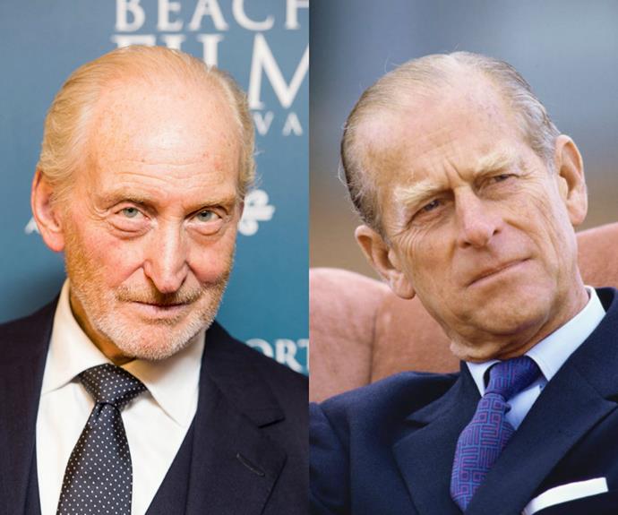 Charles Dance and Prince Phillip