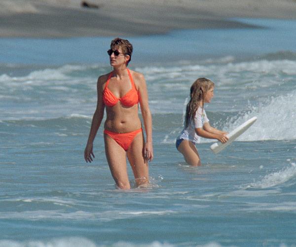 Off-duty, in 1993 Diana enjoyed a Caribbean getaway off the Island of Nevis.